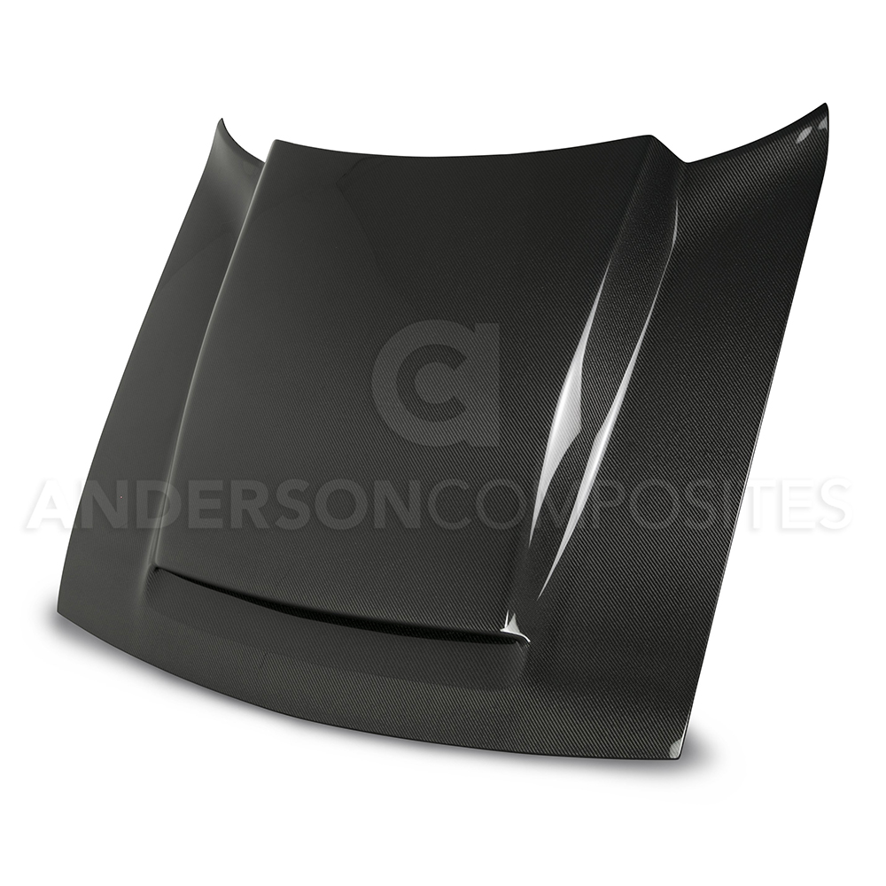 Challenger Demon Cowl-Style Carbon Fiber Hood